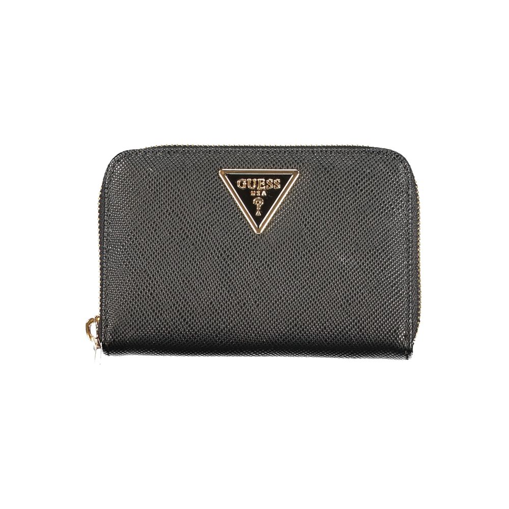 Nero Poliuretano Women Wallet