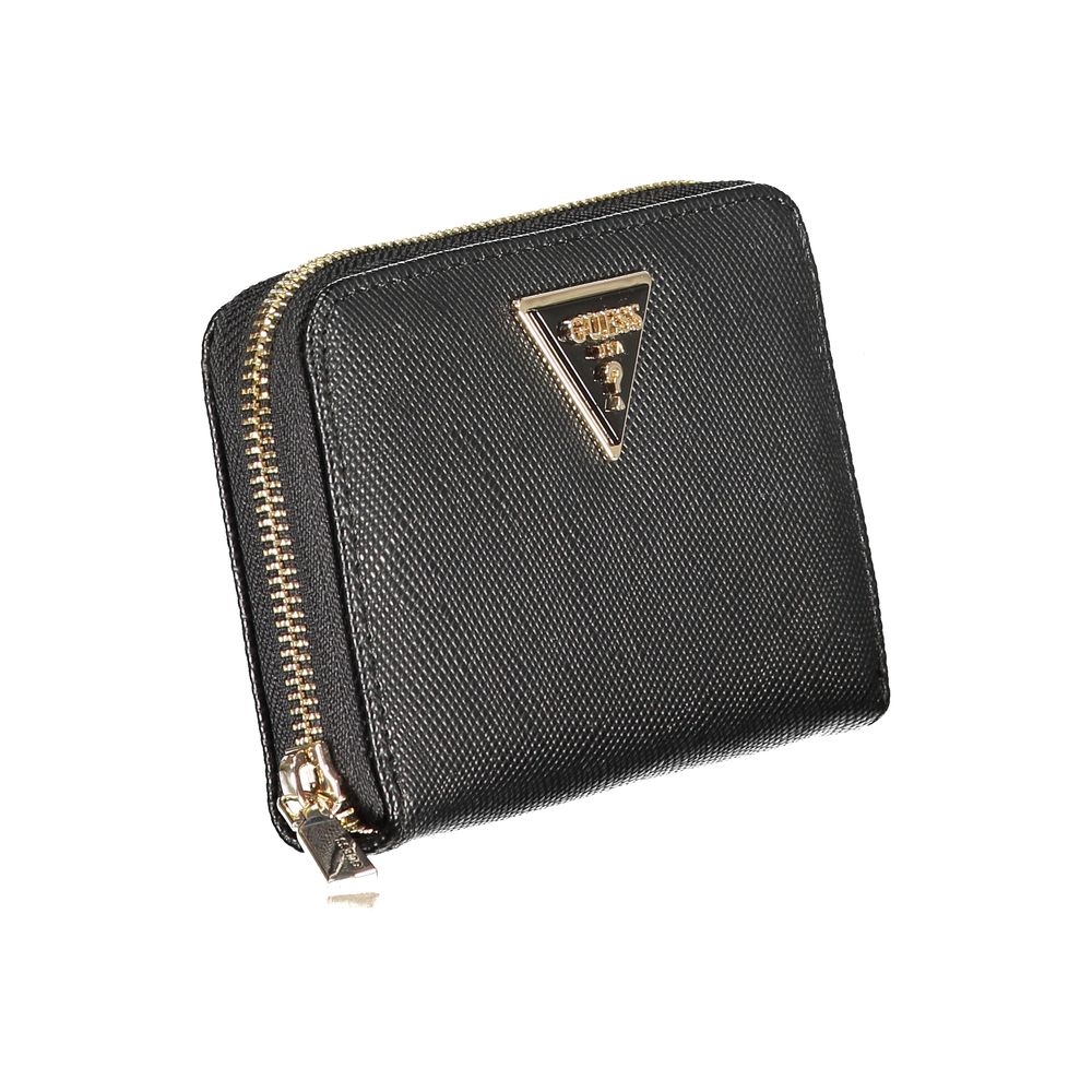Nero Poliuretano Women Wallet