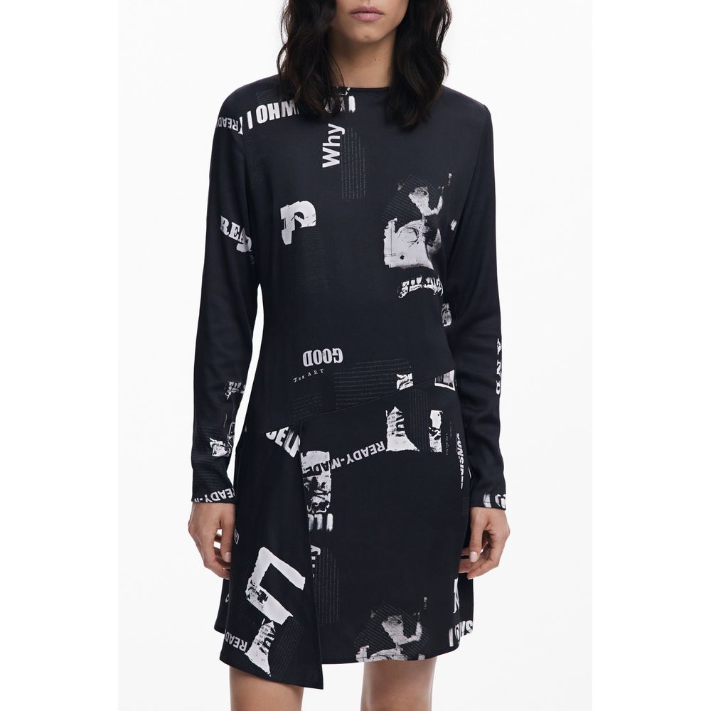 Nero Viscosa Women Dress