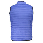 Blu Poliammide Men's Gilet