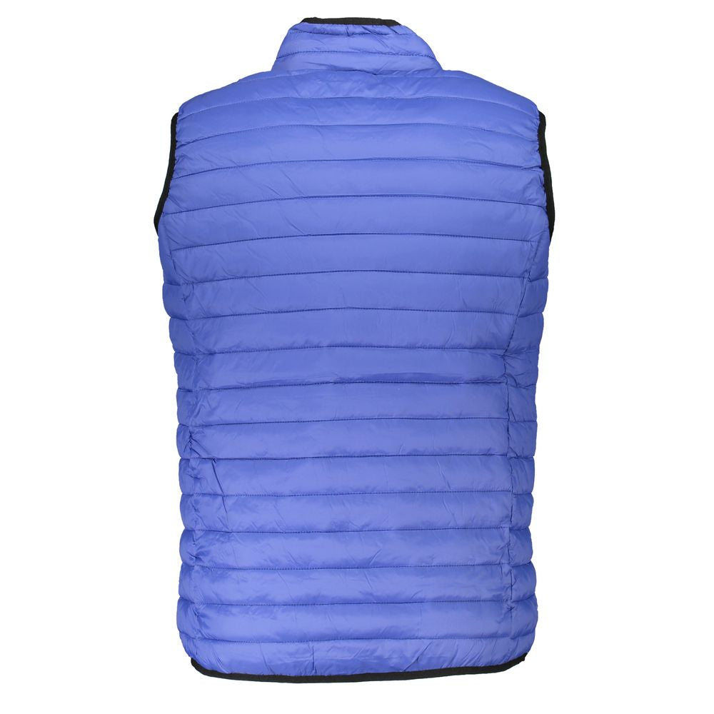 Blu Poliammide Men's Gilet