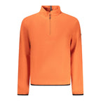 Arancione Polyester Men Sweatshirt