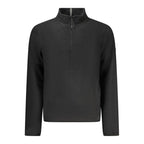 Black Polyester Men's Sweatshirt