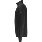 Black Polyester Men's Sweatshirt