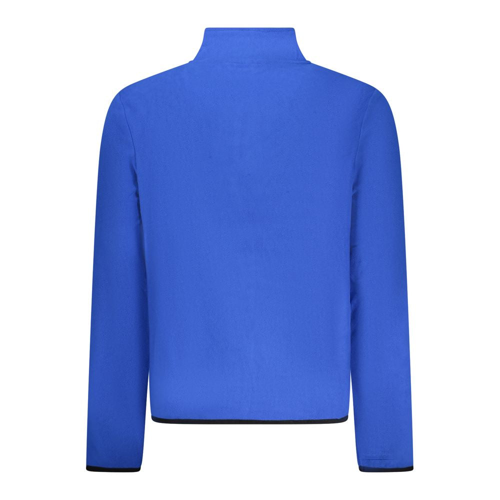 Blue Polyester Men's Sweatshirt