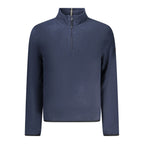 Blue Polyester Men's Sweatshirt