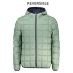 Blu Poliestere Uomo Giubbotto