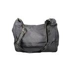 Black Polyester Women Handbag