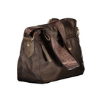 Marrone Polyester Women Handbag
