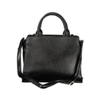 Black PVC Women Handbag