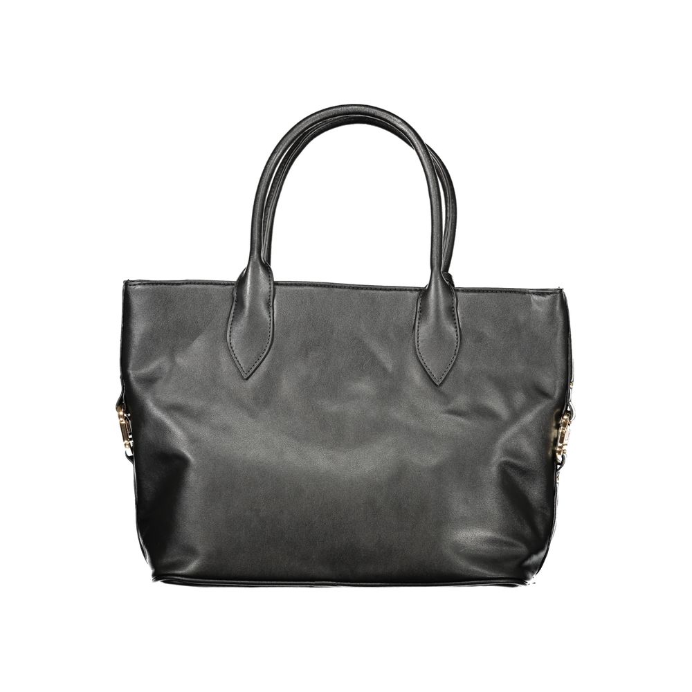Black PVC Women Handbag