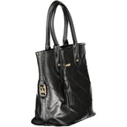 Black PVC Women Handbag