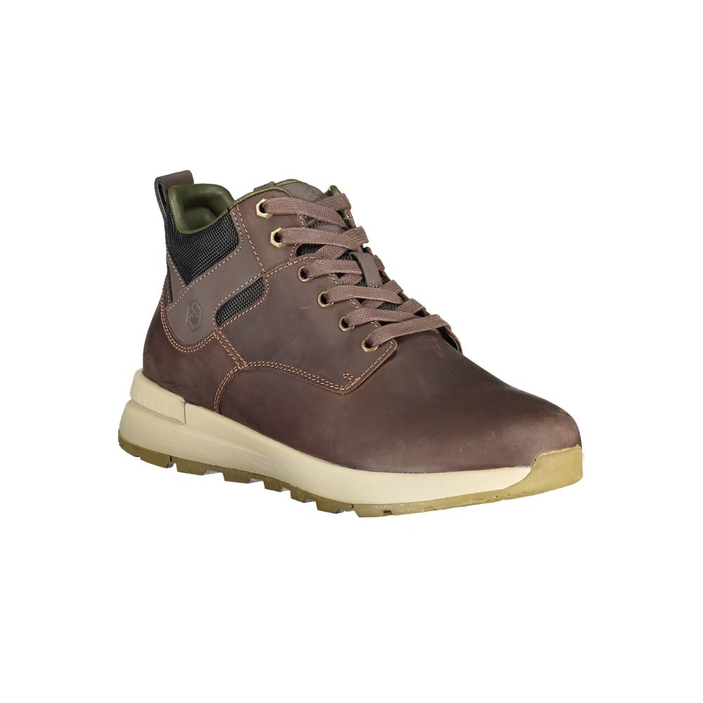 Marrone Leather Men Ankle Boot