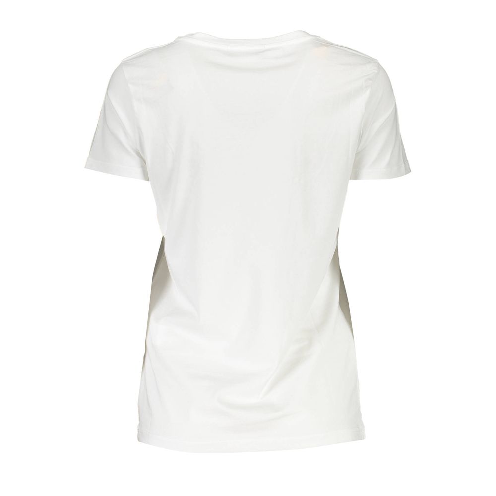 White Cotton Men T-Shirt