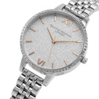Silver Stainless Steel Dress Watch