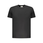 Black Cotton Men T-Shirt