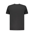 Black Cotton Men T-Shirt