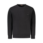 Black Cotton Men's Sweatshirt