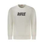 White Cotton Men Sweatshirt