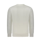 White Cotton Men Sweatshirt