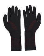 Black DG Logo Cotton Hands Mitten Men Gloves
