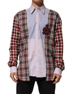 Multicolor Cotton Collared Checkered Shirt