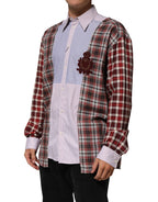 Multicolor Cotton Collared Checkered Shirt