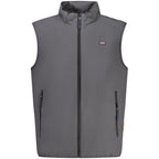 Grigio Polyester Men's Jacket