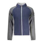 Blue Polyester Men's Sweatshirt