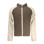 Marrone Polyester Men Sweatshirt