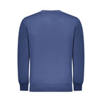 Blue Cotton Men Sweatshirt