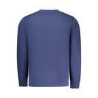Blue Cotton Men Sweatshirt
