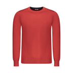 Red Wool Men Sweater