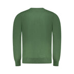 Green Wool Men Sweater