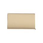 Beige Polyurethane Women Wallet