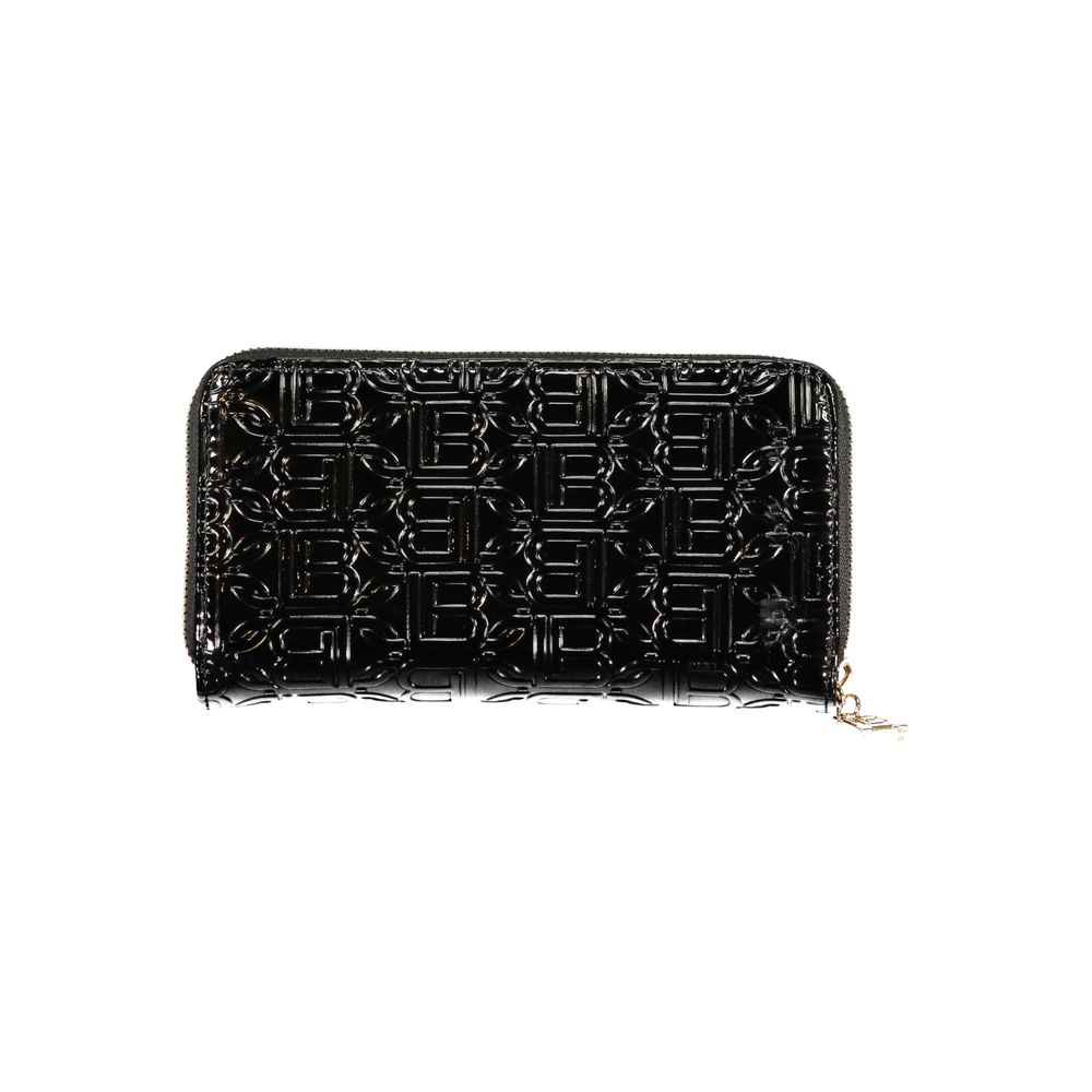 Nero Poliuretano Women Wallet