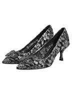 Silver Lace DG Amore Heels Pumps Shoes
