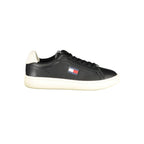 Black Polyurethane Women's Sneaker