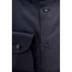 Black Cotton Men's Shirt