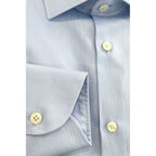 Light Blue Cotton Men Shirt