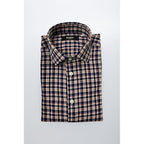 Multicolor Cotton Men Shirt