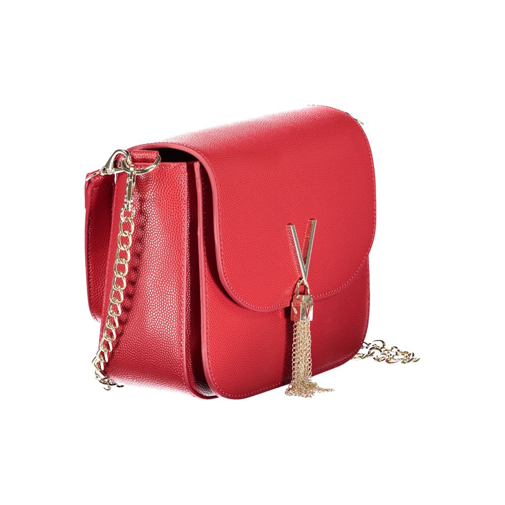 Rosso Poliuretano Women Handbag