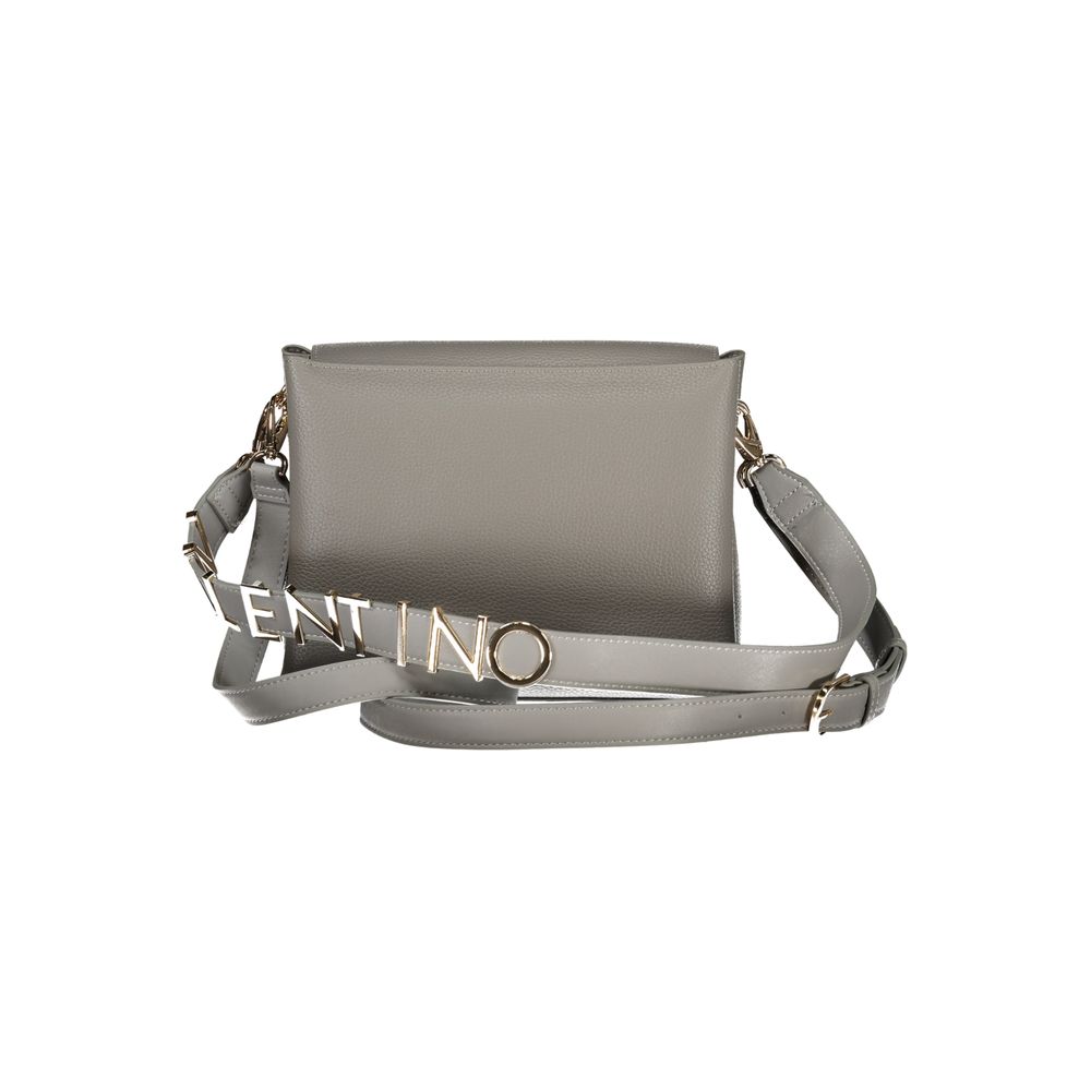 Grigio Polyurethane Women Handbag