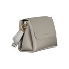 Grigio Polyurethane Women Handbag