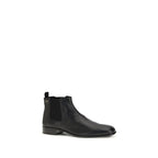 Black Goatskin Ankle Boots