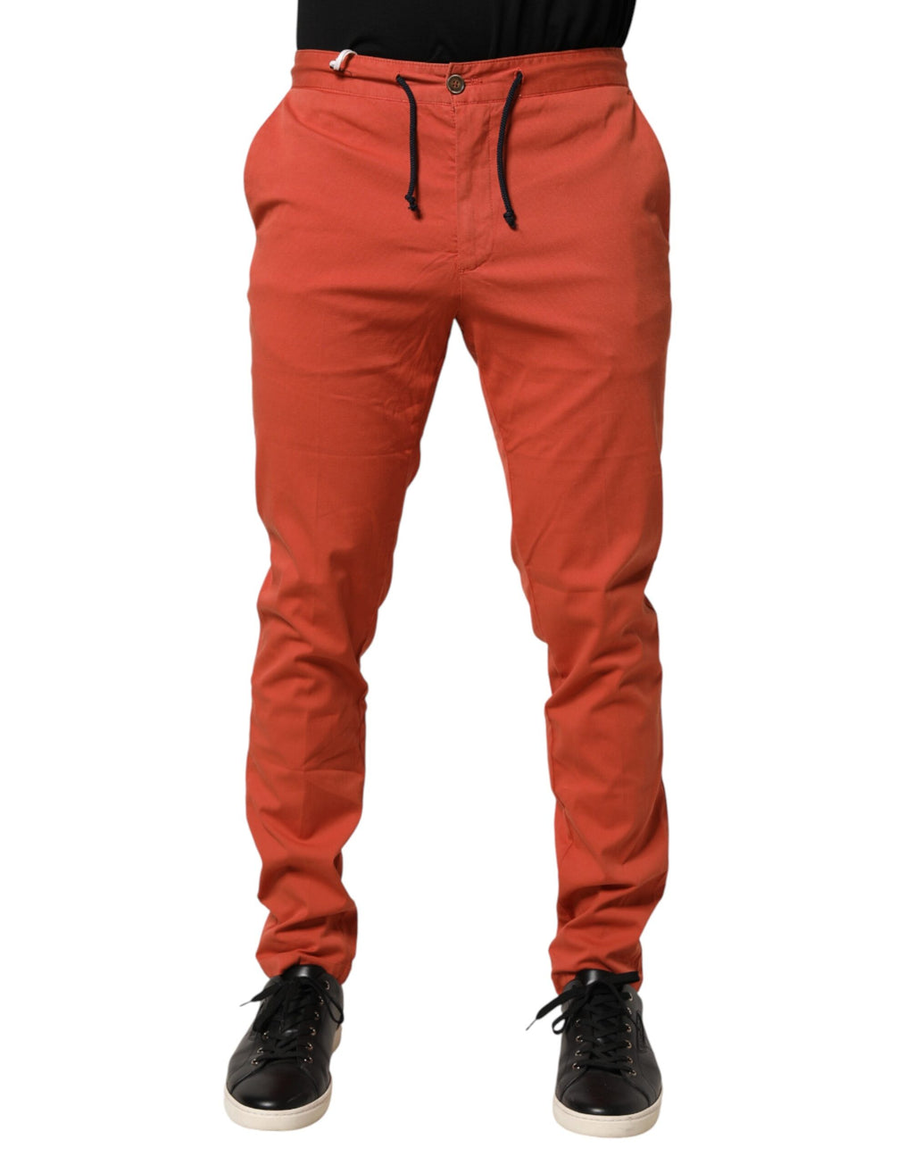 Orange Skinny Fit Men Chino Trouser Pants