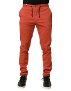 Orange Skinny Fit Men Chino Trouser Pants
