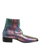 Multicolor Chelsea Short Ankle Boots Shoes