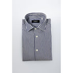 Blue Cotton Men Shirt