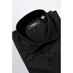 Black Cotton Men's Shirt